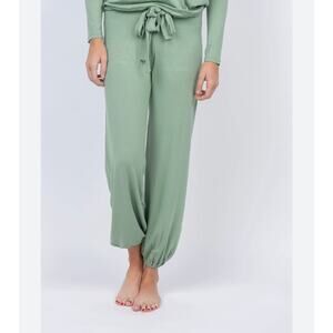 Eberjey Green Pajama Pants